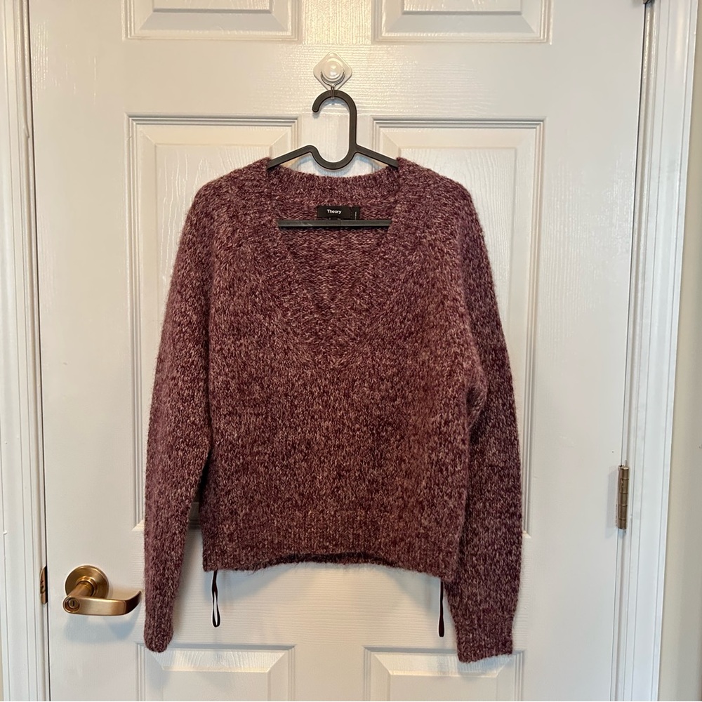 Theory Alpaca V-Neck Sweater